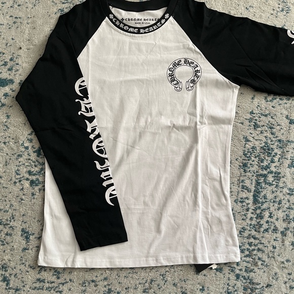 Chrome Hearts Other - Chrome Hearts Kids Black and White Long Sleeve Tee